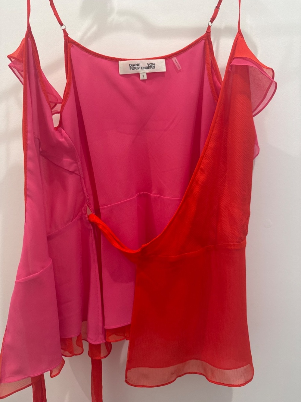 Flawless Silk chiffon wrap top - Picture 2 of 7